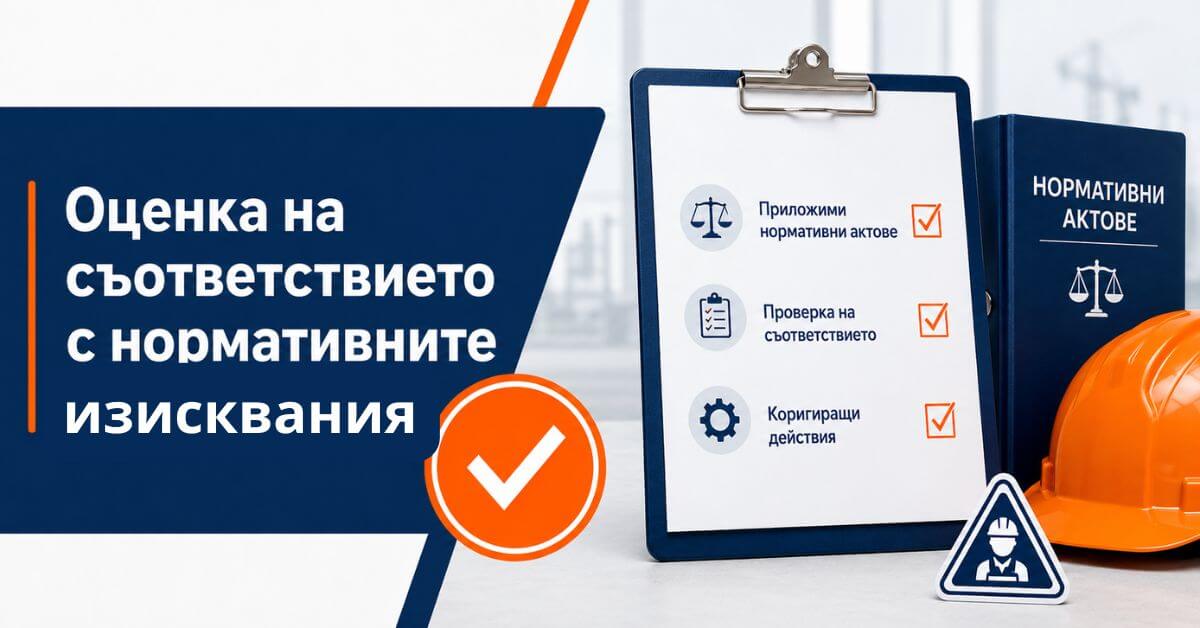 оценка на съответствието снормативните изисквания по ЗБУТ